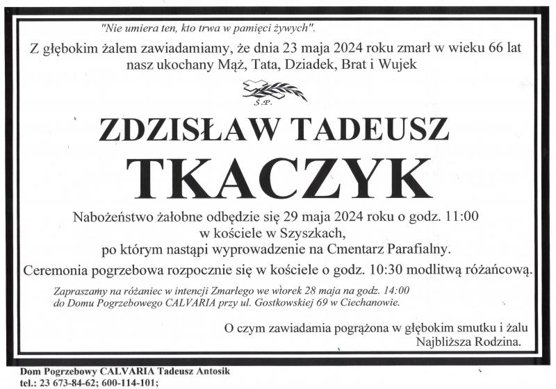 Zdzisław Tadeusz Tkaczyk