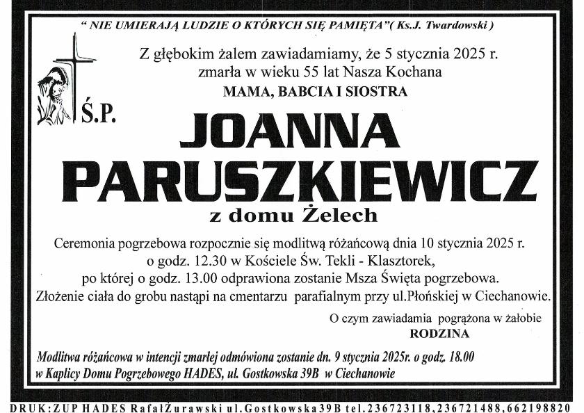JOANNA PARUSZKIEWICZ