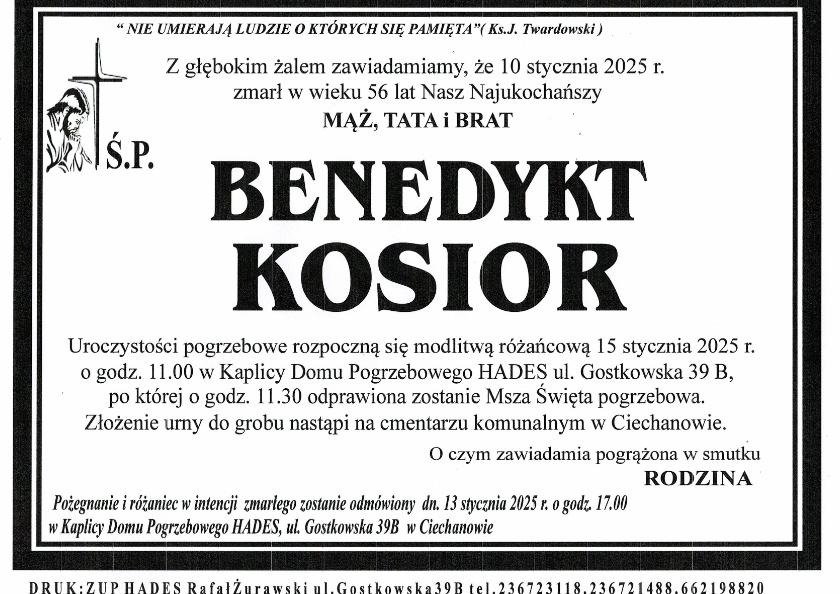 BENEDYKT KOSIOR