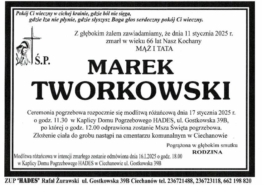 MAREK TWORKOWSKI