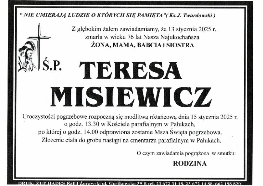 TERESA MISIEWICZ