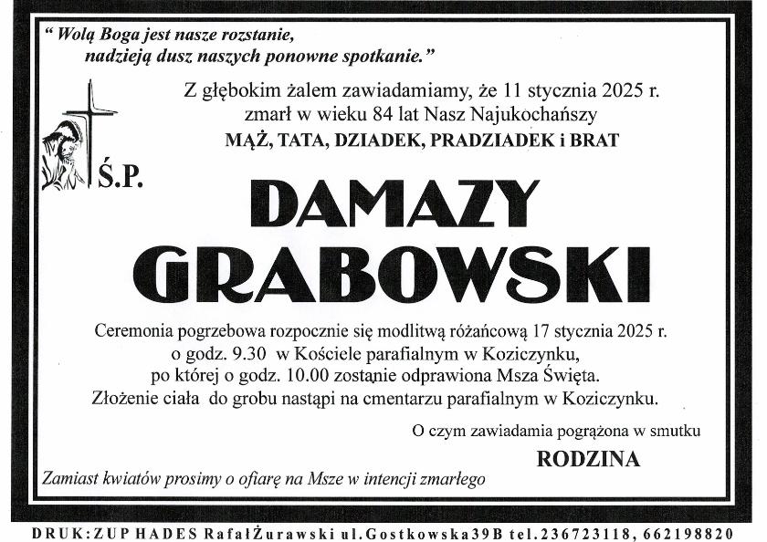 DAMAZY GRABOWSKI
