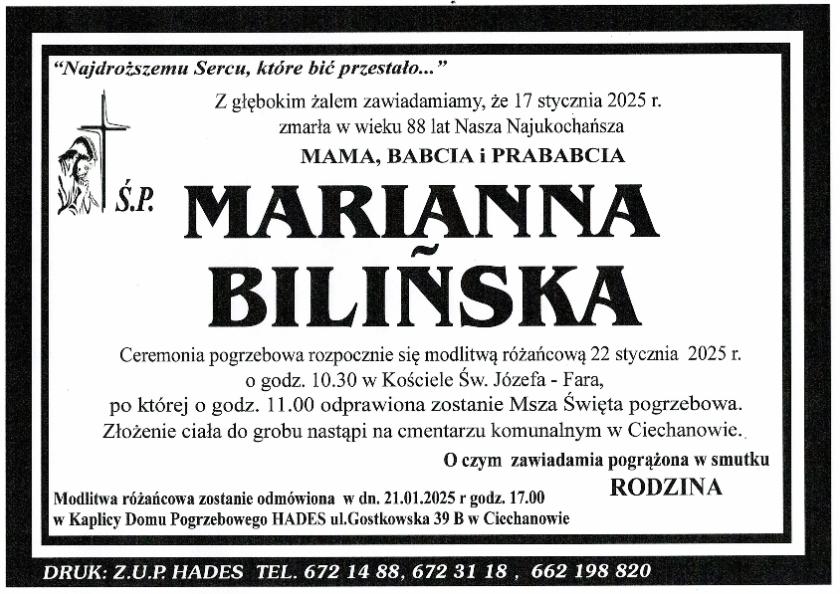 MARIANNA BILIŃSKA
