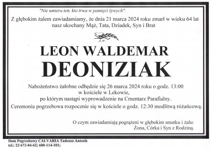 Leon Waldemar Deoniziak
