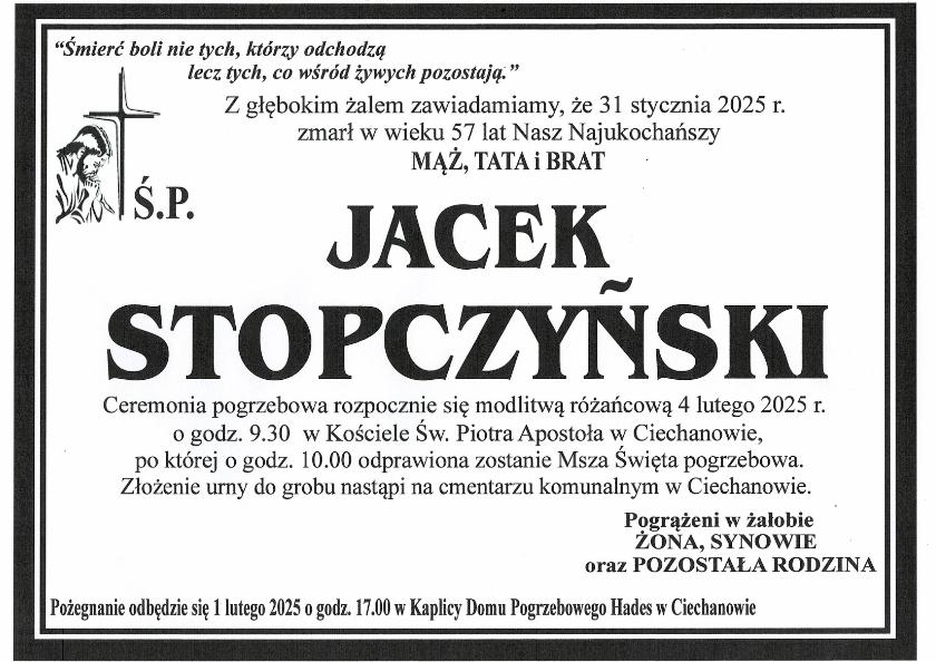 JACEK STOPCZYŃSKI