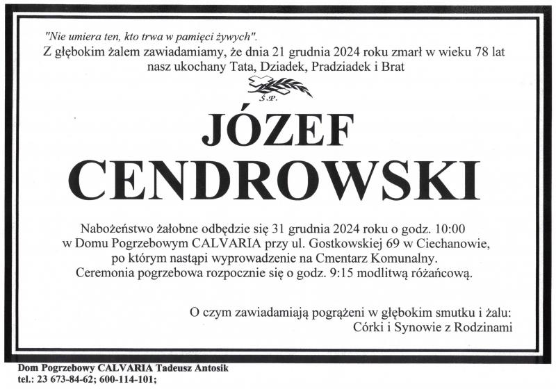 Józef Cendrowski