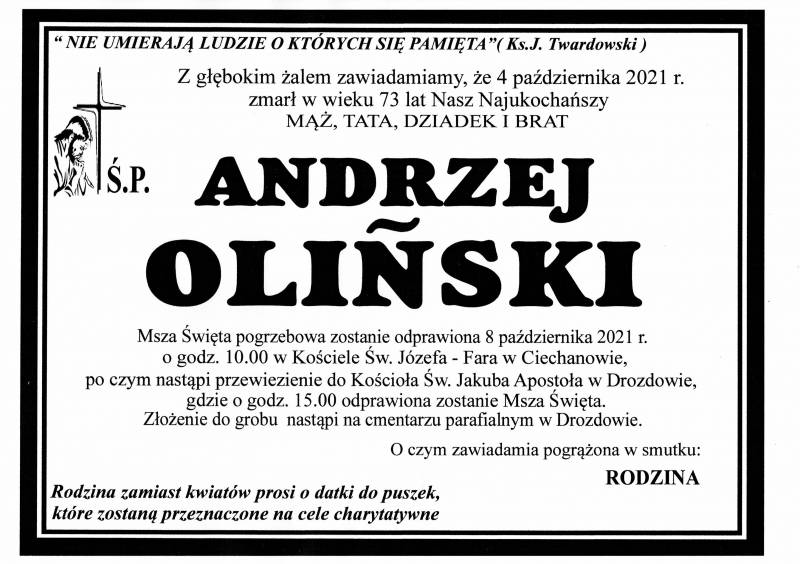 ANDRZEJ OLIŃSKI