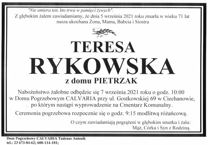 Teresa Rykowska