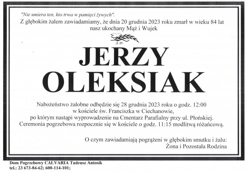 Jerzy Oleksiak