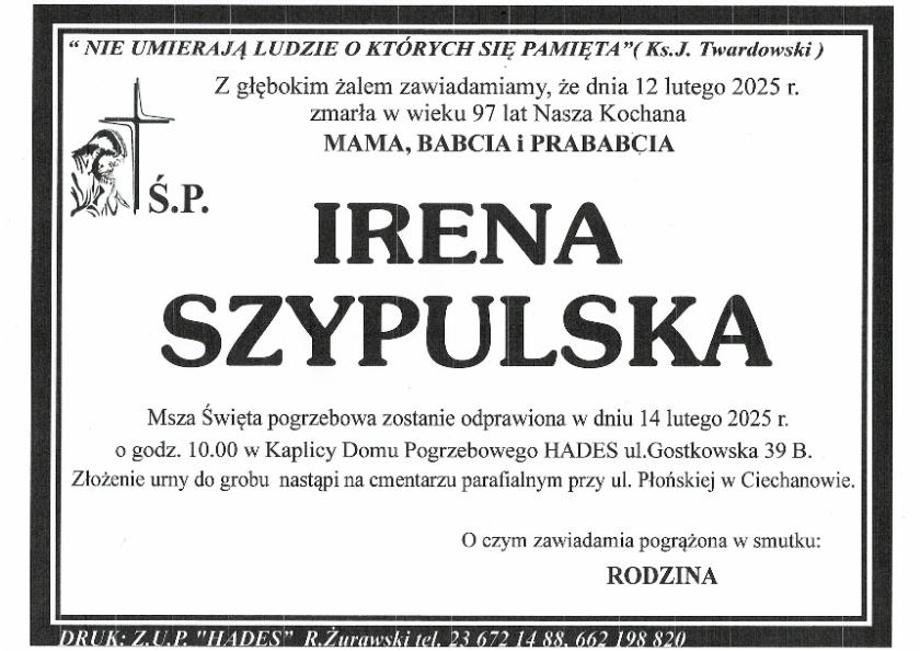 IRENA SZYPULSKA