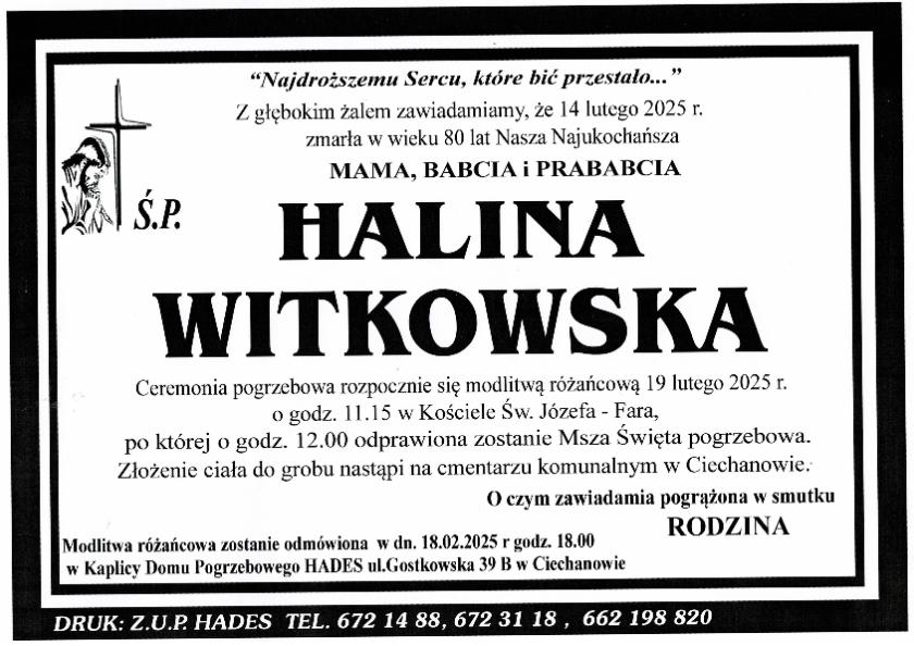 HALINA WITKOWSKA