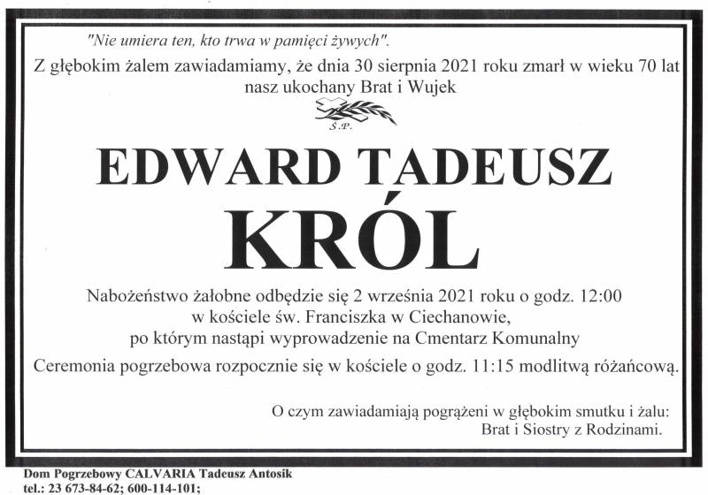 Edward Tadeusz Król