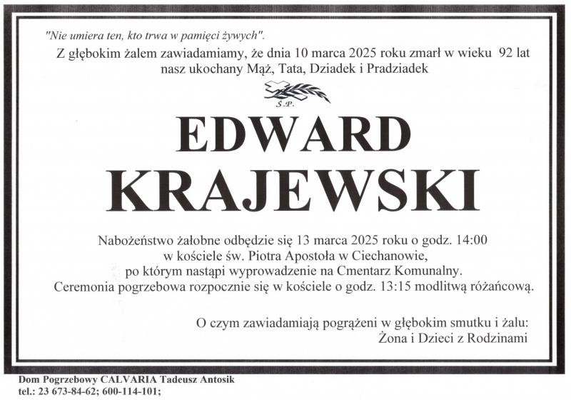 Edward Krajewski