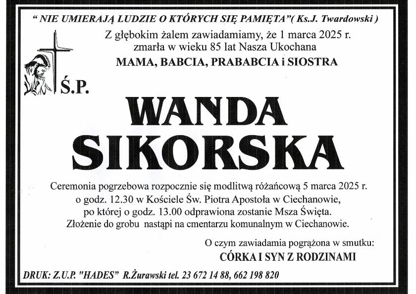 WANDA SIKORSKA
