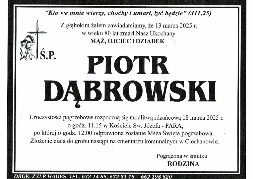 PIOTR DĄBROWSKI