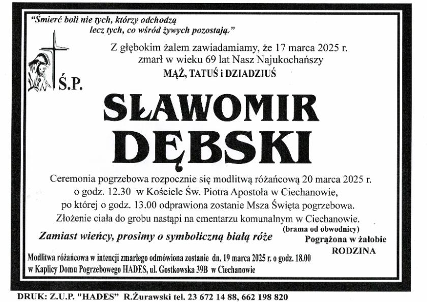 SŁAWOMIR DĘBSKI