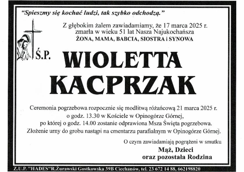 WIOLETTA KACPRZAK 