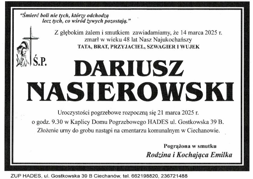 DARIUSZ NASIEROWSKI