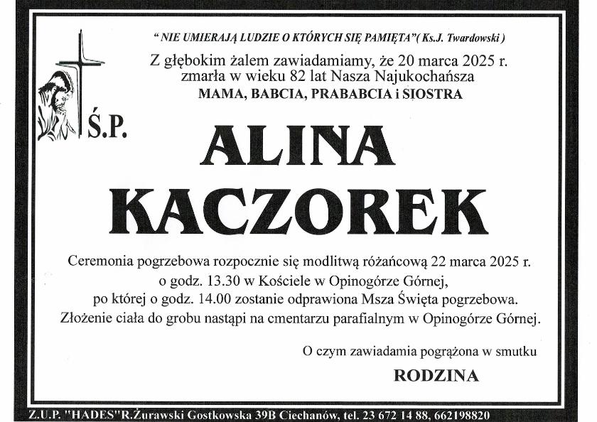 ALINA KACZOREK