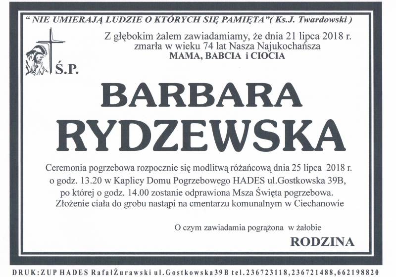 Barbara Rydzewska