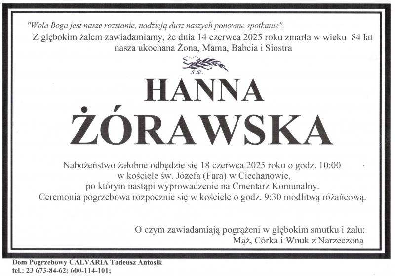 Hanna Żórawska