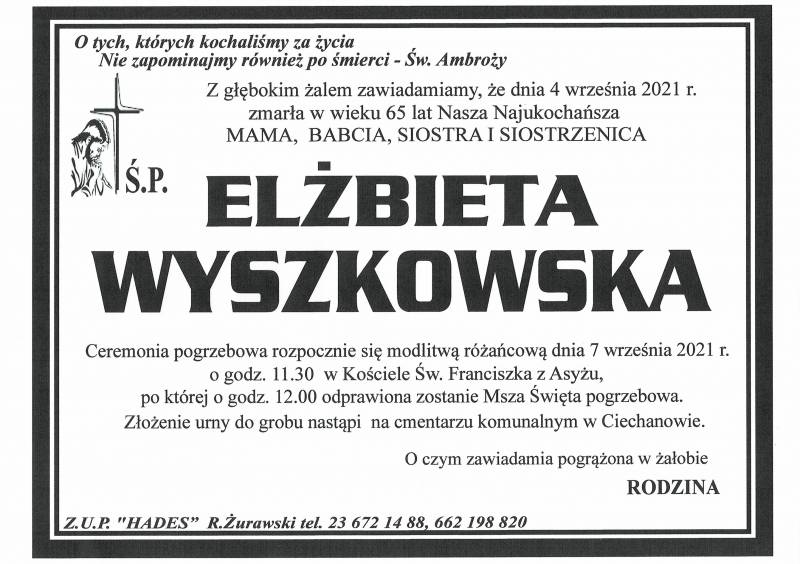 ELŻBIETA WYSZKOWSKA