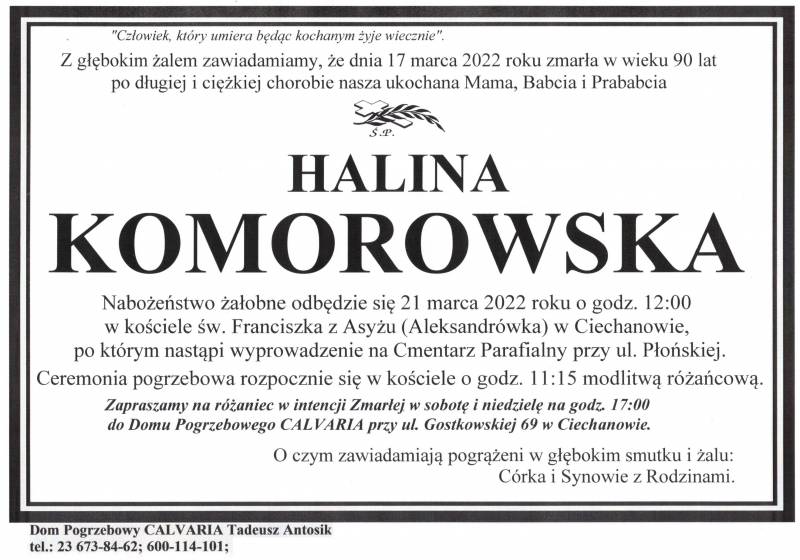 Halina Komorowska