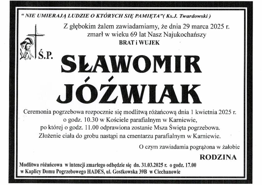 SŁAWOMIR JÓŹWIAK