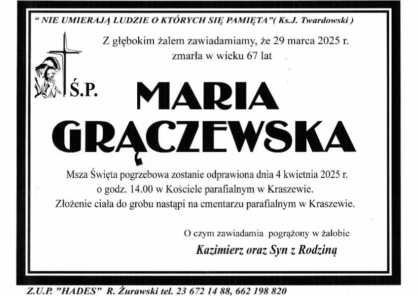 MARIA GRĄCZEWSKA