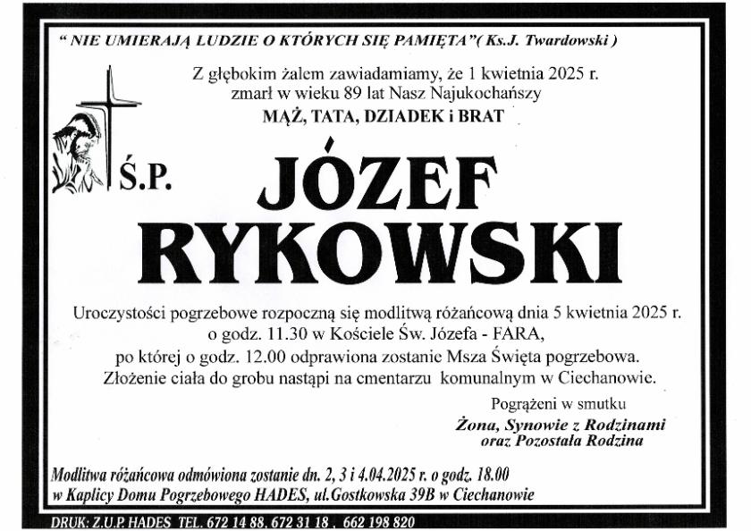 JÓZEF RYKOWSKI