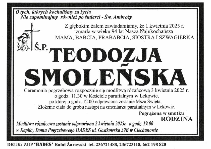 TEODOZJA SMOLEŃSKA