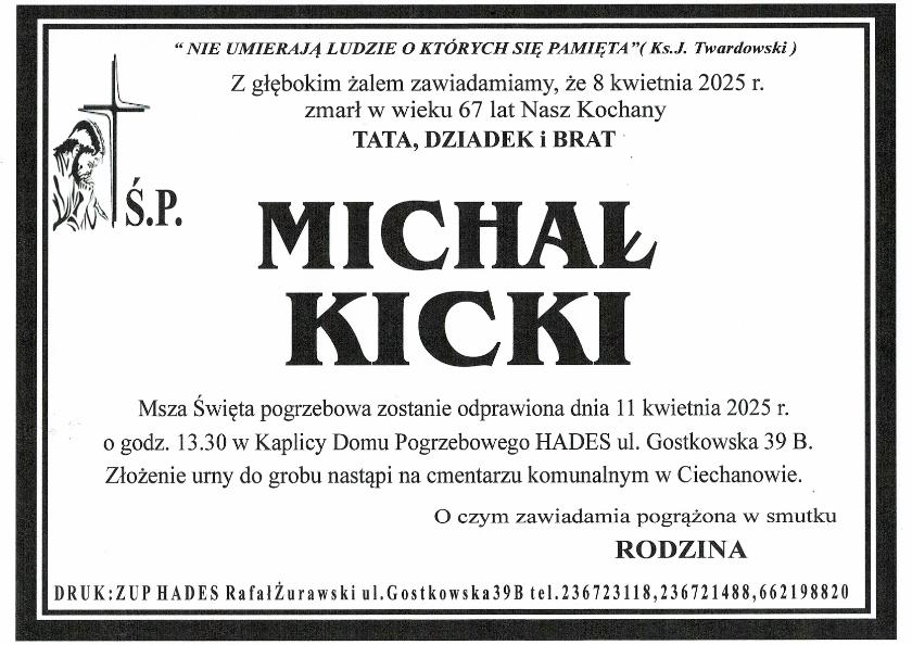 MICHAŁ KICKI