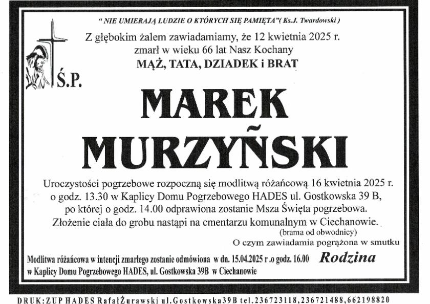 MAREK MURZYŃSKI