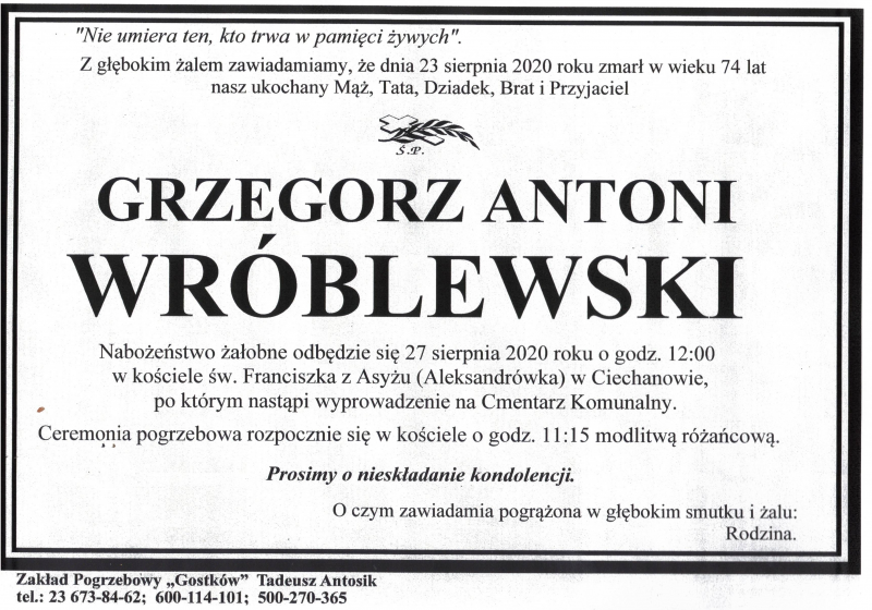 Grzegorz Antoni Wróblewski