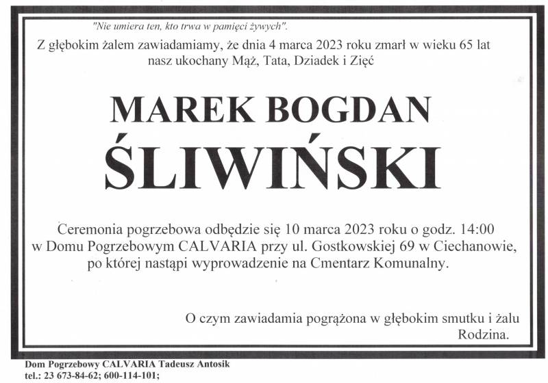 Marek Bogdan Śliwiński