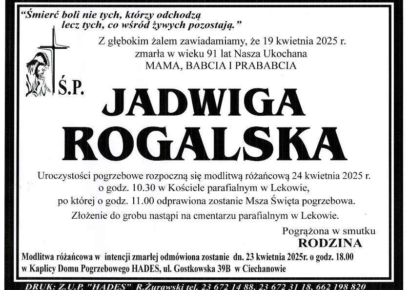 JADWIGA ROGALSKA