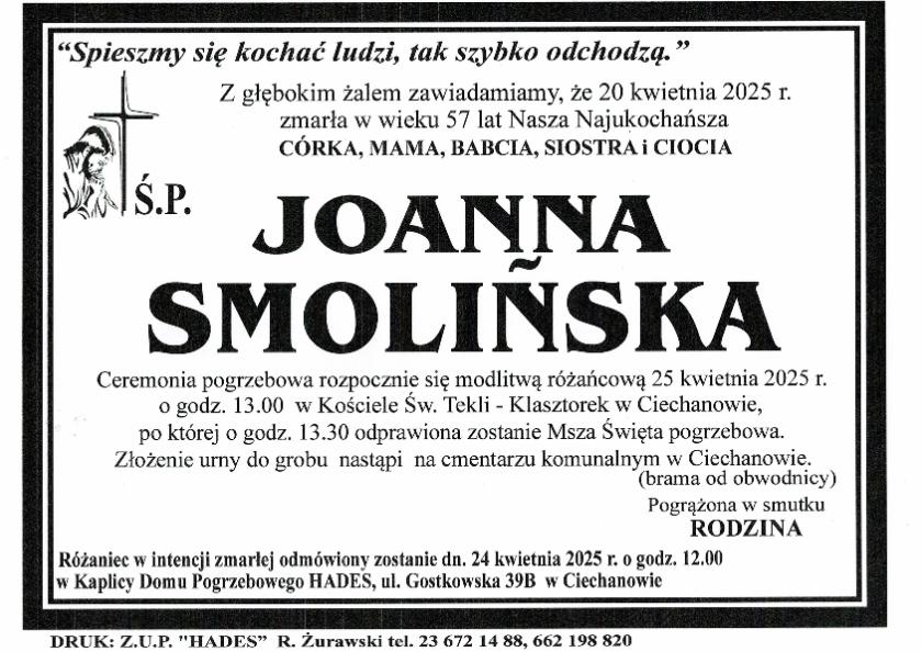 JOANNA SMOLIŃSKA