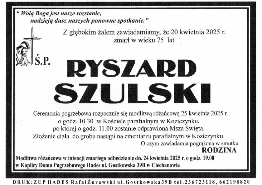 RYSZARD SZULSKI