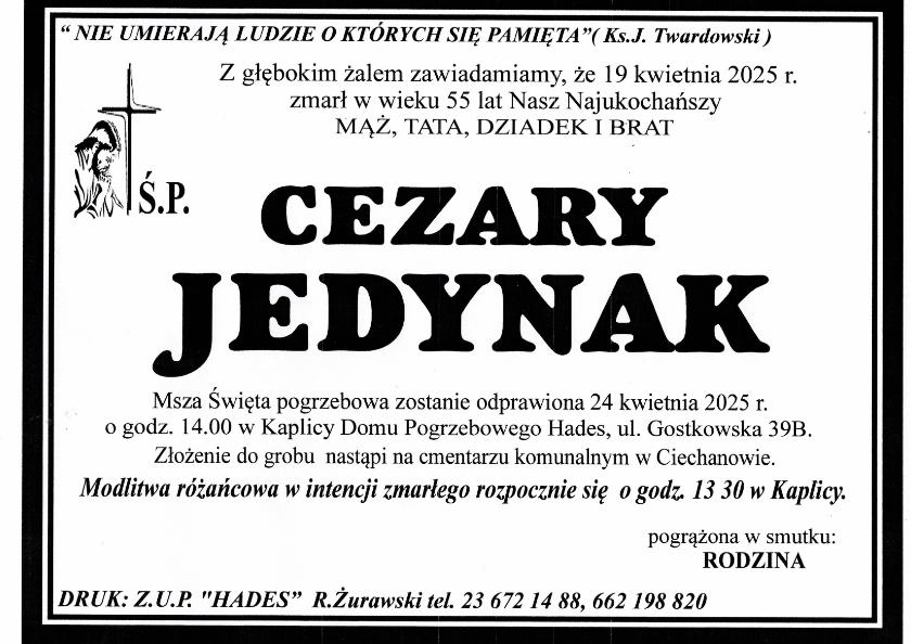 CEZARY JEDYNAK