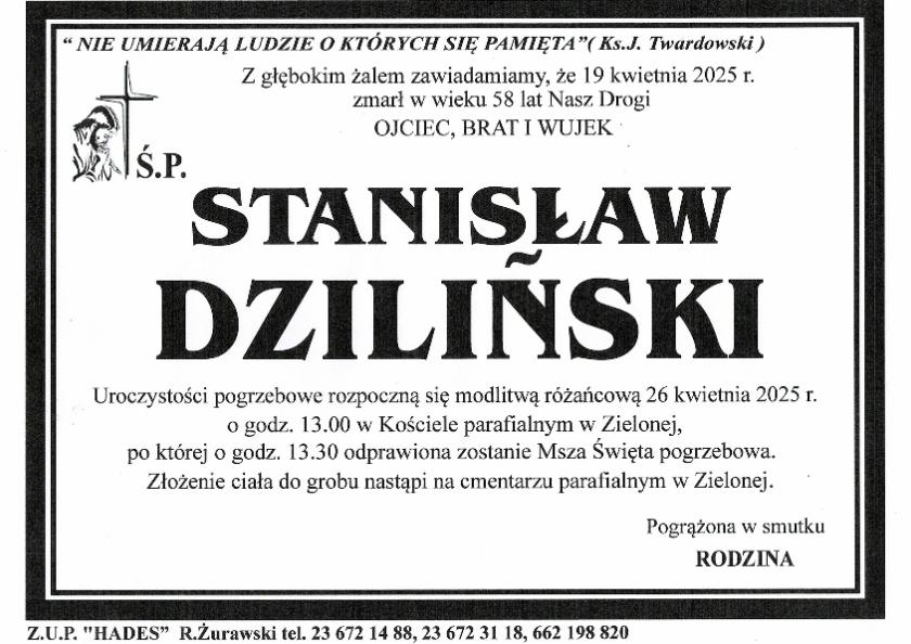 STANISŁAW DZILIŃSKI