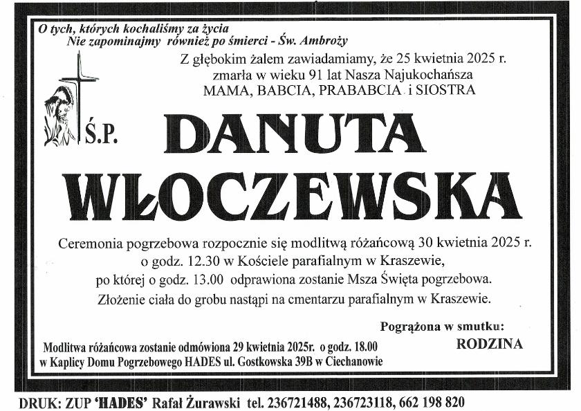 DANUTA WŁOCZEWSKA