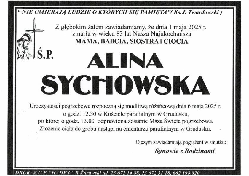 ALINA SYCHOWSKA