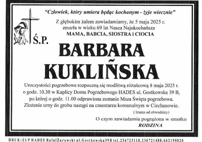 BARBARA KUKLIŃSKA