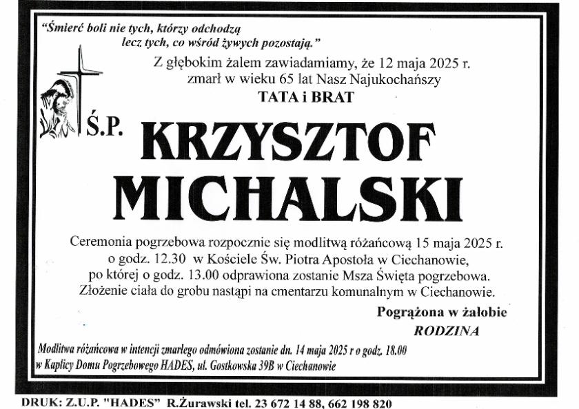 KRZYSZTOF MICHALSKI