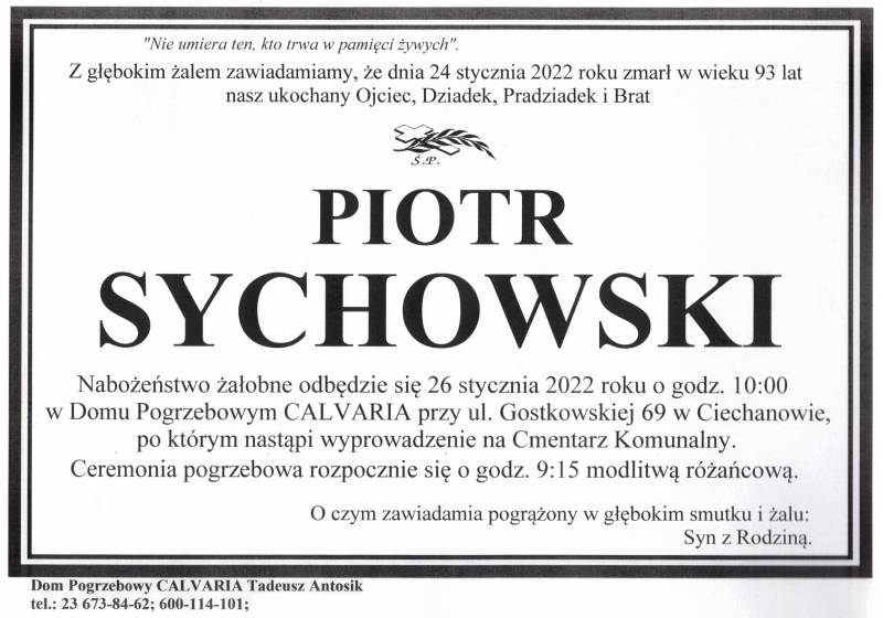 Piotr Sychowski
