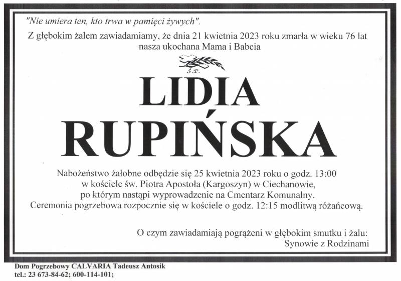 Lidia Rupińska