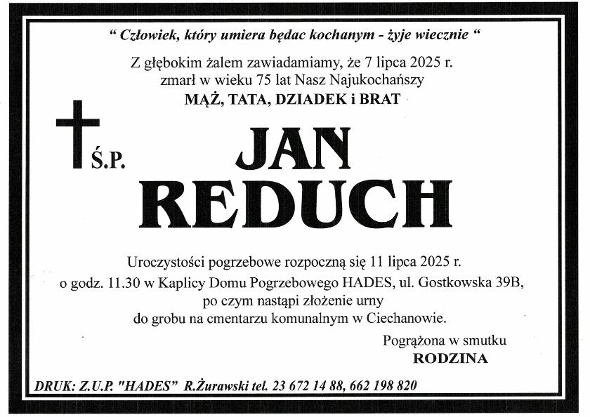 JAN REDUCH