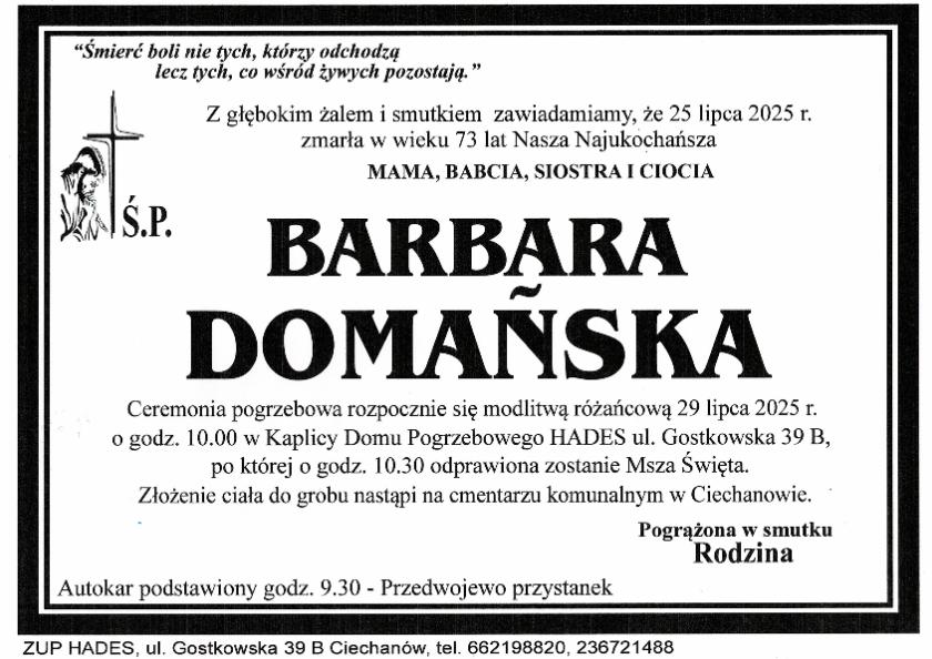 BARBARA DOMAŃSKA
