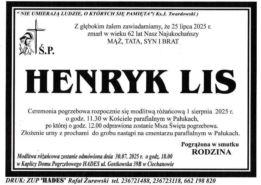 HENRYK LIS