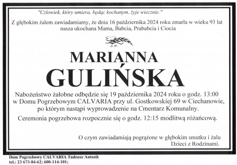 Marianna Gulińska